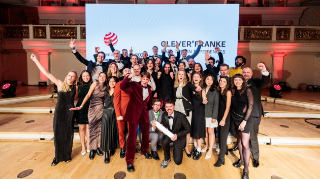 Clever Franke ist 'Red Dot: Agency of the Year 2023' - Quelle: Red Dot
